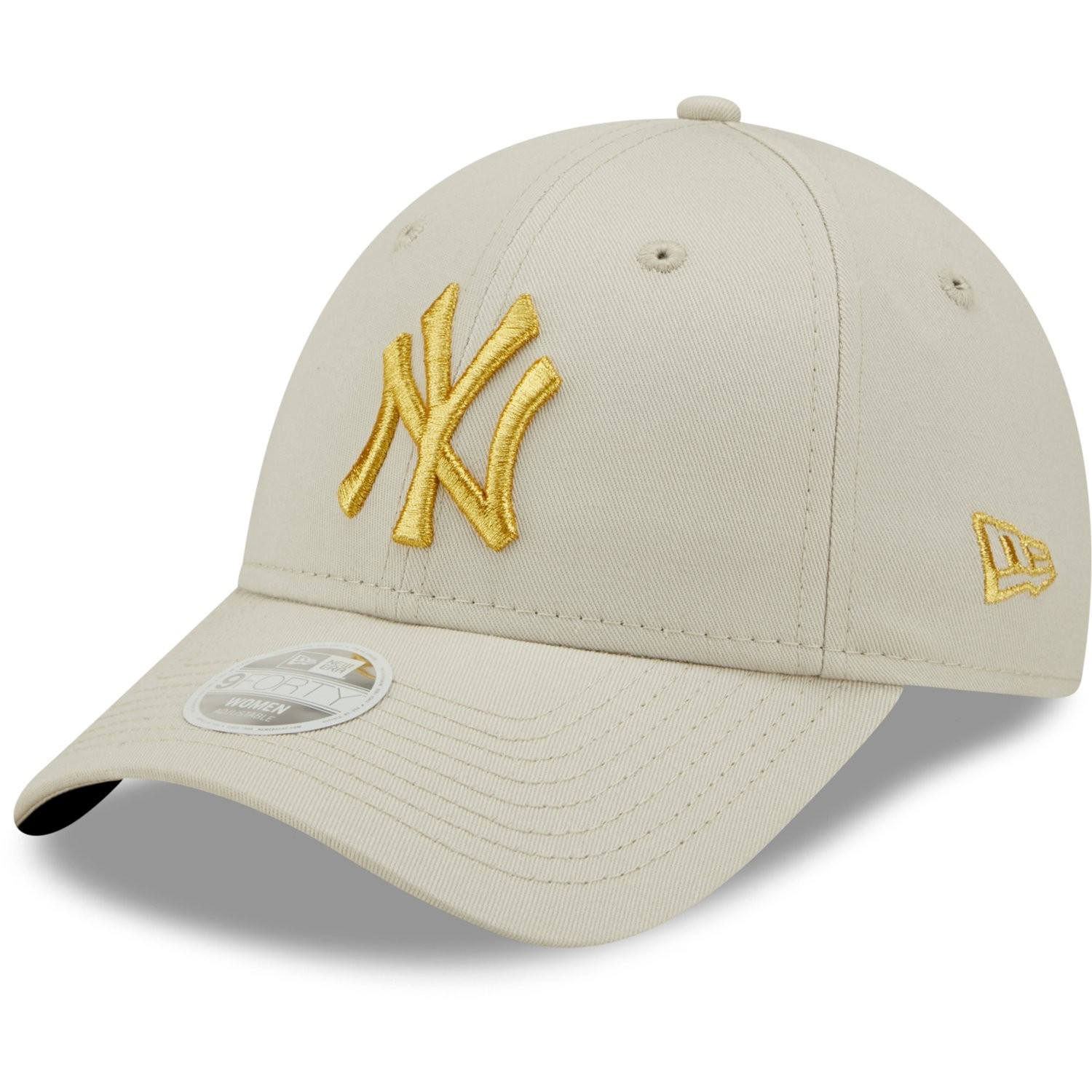 Бейсболка New Era 9Forty Damen - бежевый металлик New York Yankees 6290₽