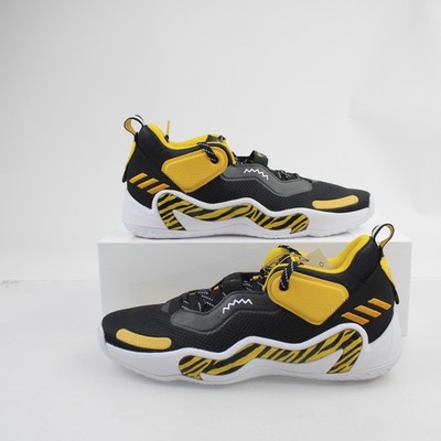 adidas D.O.N. Basketball Shoe Men's Black/Yellow New without Box