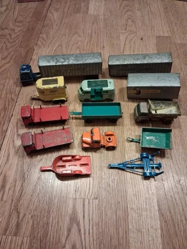 Job Lot Of Vintage Lesney Die-Cast Vehicles