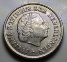1964 Netherlands Juliana Koningin Der Nederlanden 10 Cent Coin VF/AU — photo 2