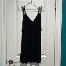 Guess jeans dress. Tie back. Braided shoulder straps. Size medium.