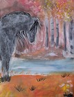 Horse Painting 11x14 Original Canvas Expressionist Farmhouse Equine Art Wachtel — photo 2