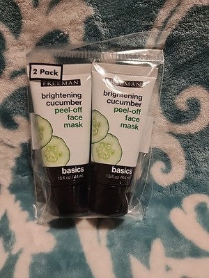 Freeman Brightening Cucumber Peel-Off Face Mask 2 Pack 1.5 fl oz Each