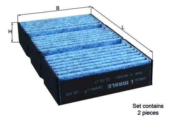 Mahle Filter, Innenraumluft LAO 878/S FüR MERCEDES-BENZ-image