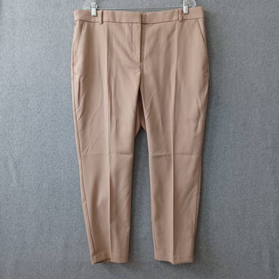 H&M Pants Womens 18 Biege Khaki Straight Leg Dress Chino Workwear Pants