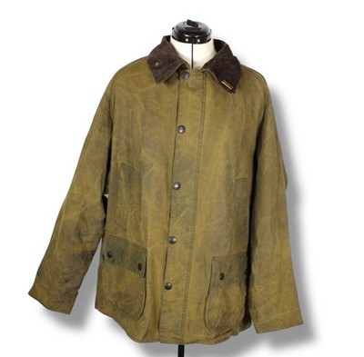 Barbour Bedale Wachsjacke Herren C48 122cm 2XL oliv 1997 Country Walking Jagd