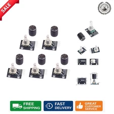 5x 360° Rotary Encoder with Push Button - Perfect for Arduino & Raspberry Pi