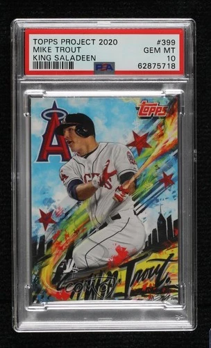 2020 Project 2011 Topps Update /12632 Mike Trout King Saladeen PSA 10 GEM MT