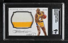 2013-14 Panini Flawless 16/25 Kareem Abdul-Jabbar #45 SGC 9 MINT Patch HOF 3d3