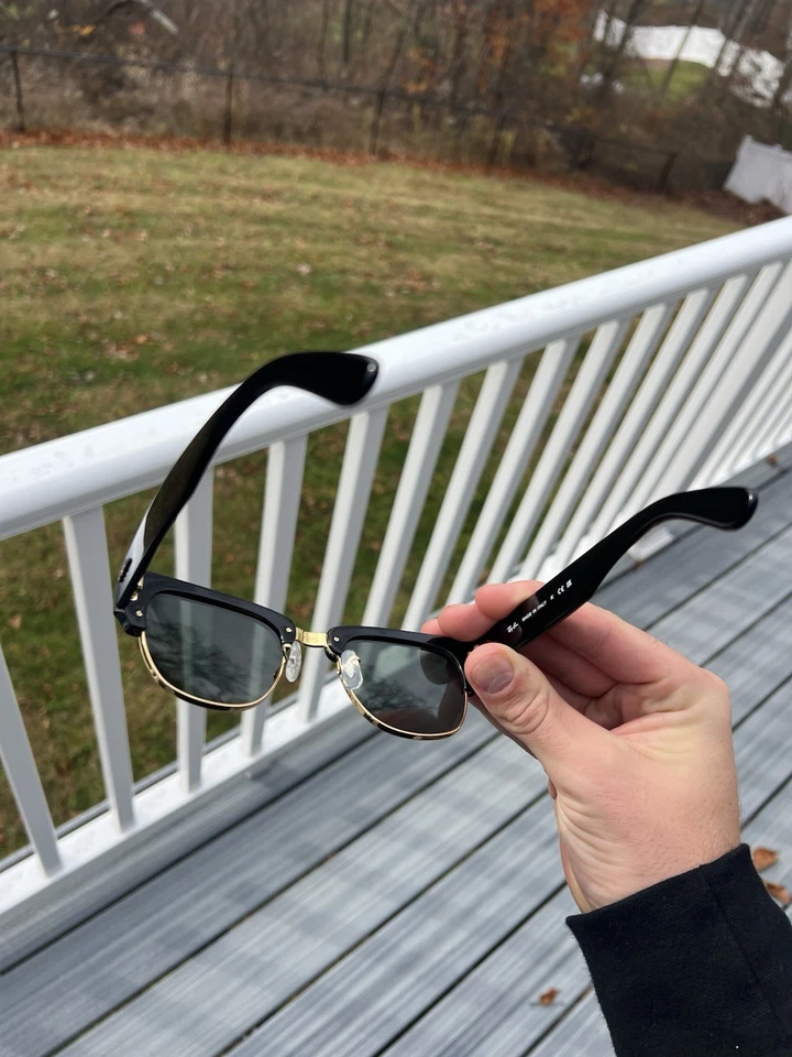 Auténticas gafas de sol Ray-Ban Mega Clubmaster RB0316S unisex - ligeramente usadas Foto 3 de 4