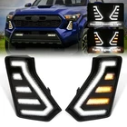 For Toyota Tacoma 2024-2026 LED DRL Fog Light Daytime Runnning Light W/ Turn