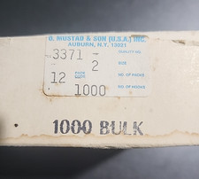 Mustad 3371 Größe 2, 1000 Stck.