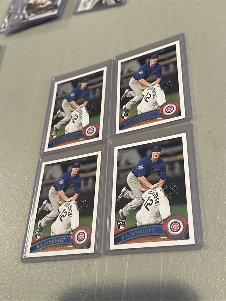 2011 Topps Update Series - D.J. LeMahieu #US205 (RC) Lot Of 4. - Image 4 of 4