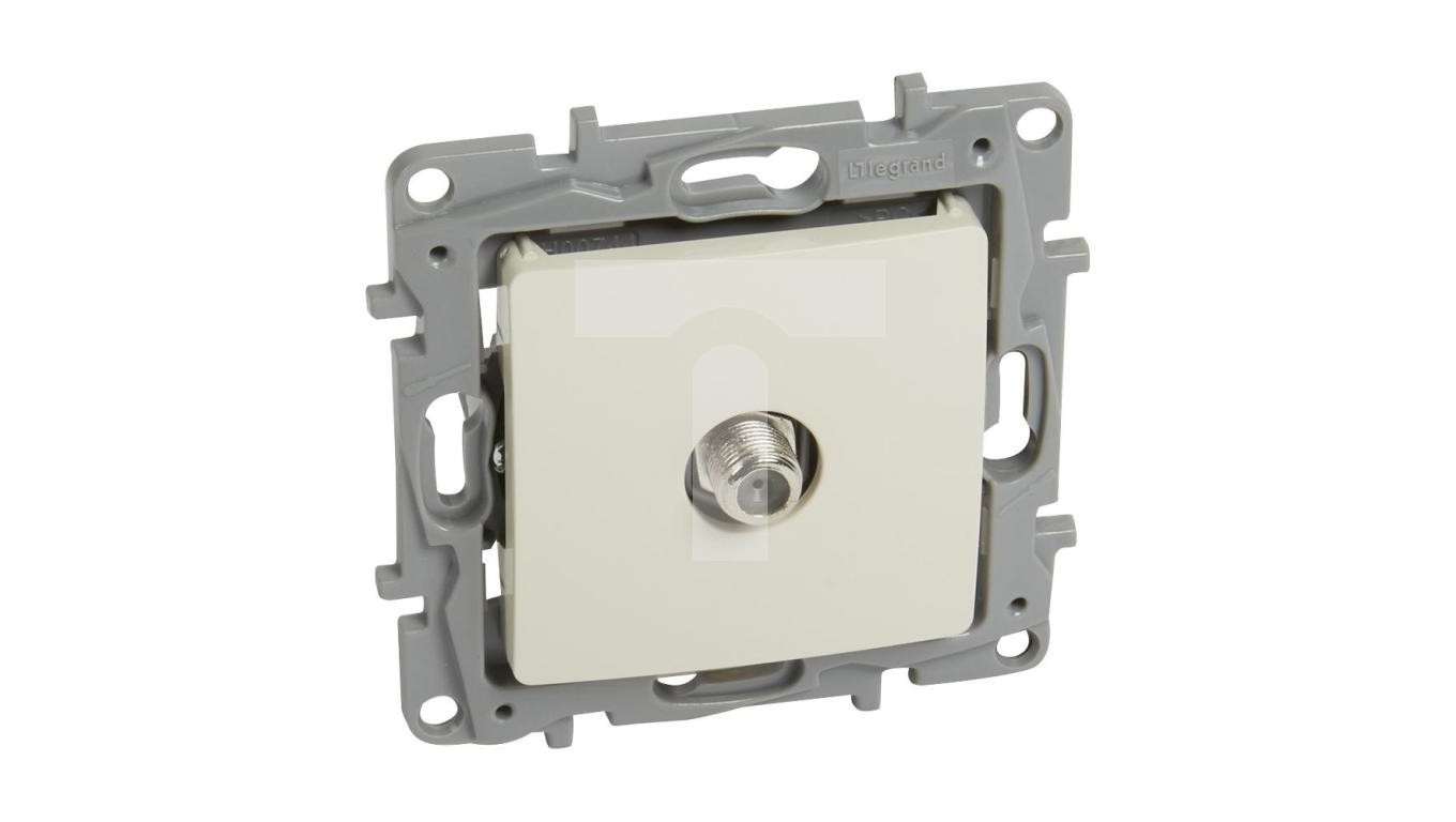 NILOE TV antenna socket FF final 1 dB cream 764649