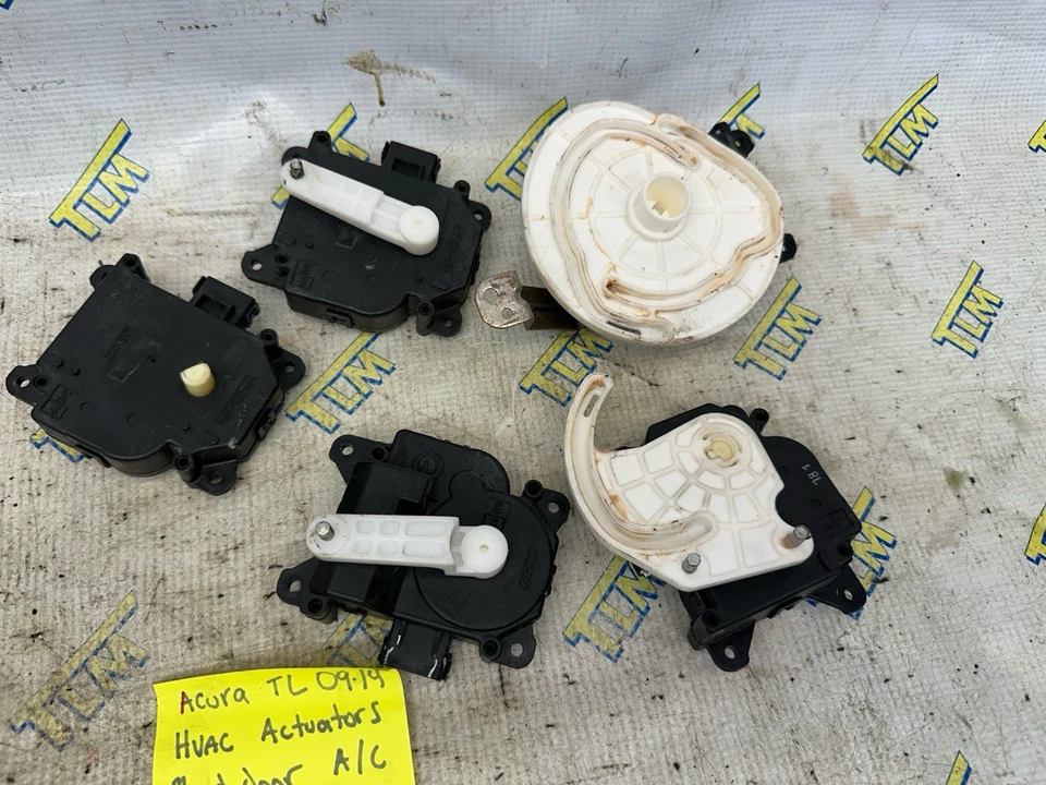09-14 Acura TL HVAC Actuadores Mezcla Puerta Calentador Aire Set 2010 2011 2012 2013 OEM Foto 3 de 3