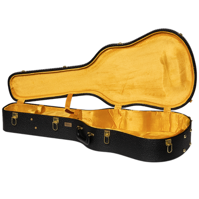 GIBSON Lifton Historic Black/Goldenrod Hardshell Case, Dreadnought