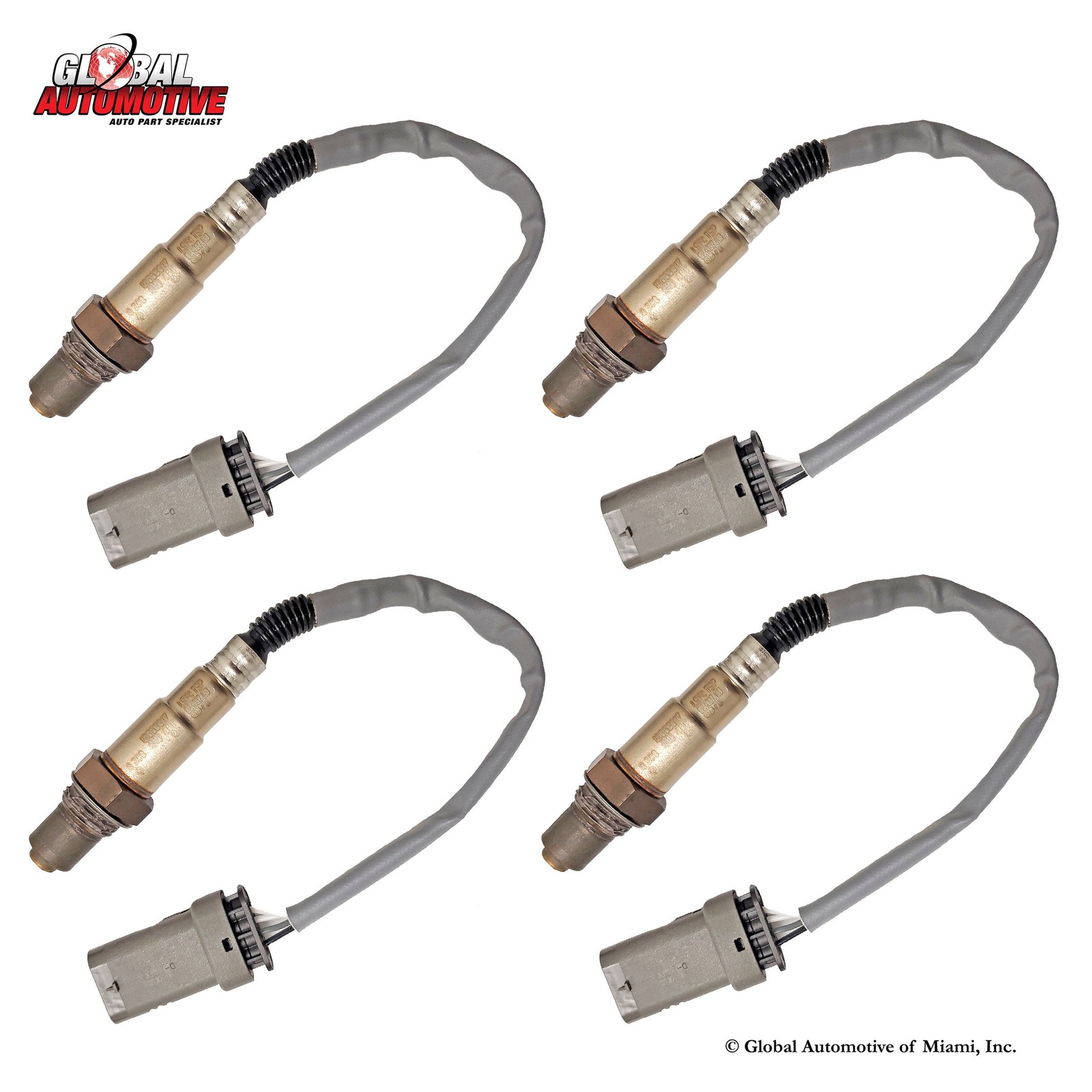 Set of 4 Bosch Oxygen Sensor for 14-23 Chevrolet Silverado 1500 4.3L 5.3L 6.2L