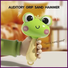 Maracas de plástico para niños con sonido nítido, aparencia brillante y juguete