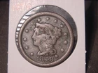 Photo of a 1848-P Large Cent from an eBay sale