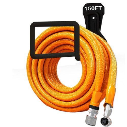 Garden Hose Holder, Heavy Duty Hose Holder Wall Mount, Hose Reel, Water Hose ...
