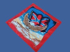 VINTAGE NEW OLD STOCK BANDANA AMERICAN EAGLE WITH FLAG USA MADE