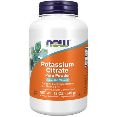 Potassium Citrate Pure Powder 12 Oz  by Now Foods