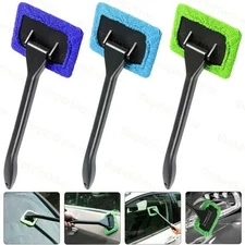 Glass Tool Car Window Cleaner Long Handle Dust Removal Cleaning Brush Soft Micro
