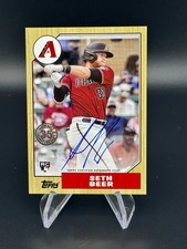 2022 Topps Seth Beer 1987 35th Anniversary Auto Series One RC