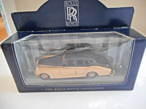 Lledo Rolls-Royce Collection SL89002 1929 Rolls-Royce Silver Cloud Gold/bk + Box - Picture 5 of 10