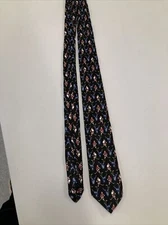 Stagg tie men's with Hockey players print