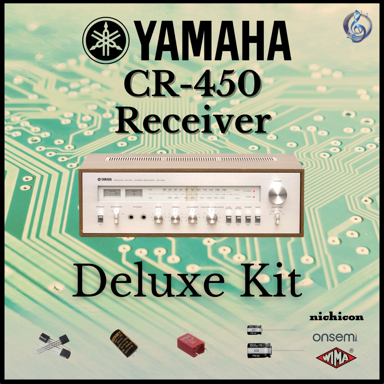 Yamaha CR-450 vintage audio equipment - eBay listing photo 3
