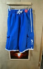 U.S. Polo Assn. men s S blue swim cargo trunks lining