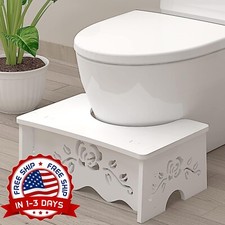 Ba o Taburete Para Inodoro De Pl stico Resistente F cil De Limpiar Y Mantener US