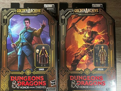 Hasbro Dungeons & Dragons GOLDEN ARCHIVE Honor Among Thieves Holga & Simon Lot 2