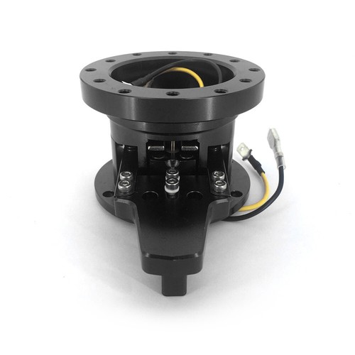 Black Security lock Adjustable 90° Flip Up Tilt Quick Release Steering Wheel - Foto 5 di 9
