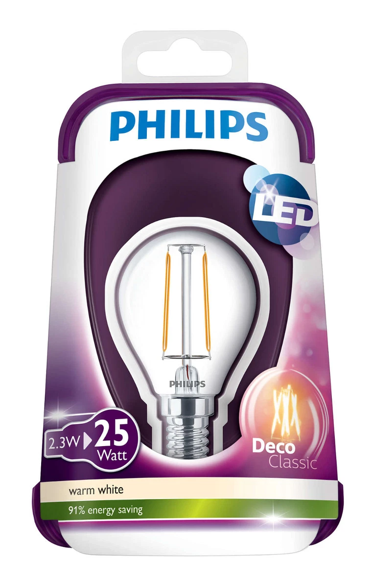 Philips Lampadina LED E14 a forma di candela opaca 25 W