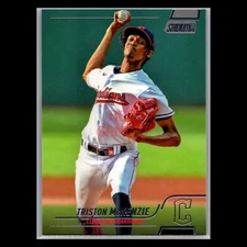 Triston McKenzie 2022 Topps Stadium Club Cleveland Guardians #193 Baseball Card