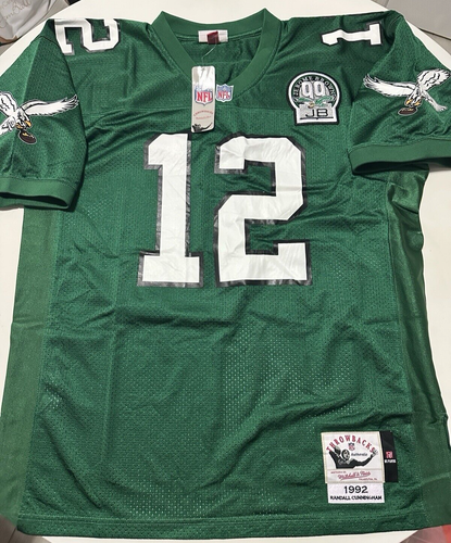 Mitchell & Ness 1992 Philadelphia Eagles Randall Cunningham NFL Jersey 48 XL