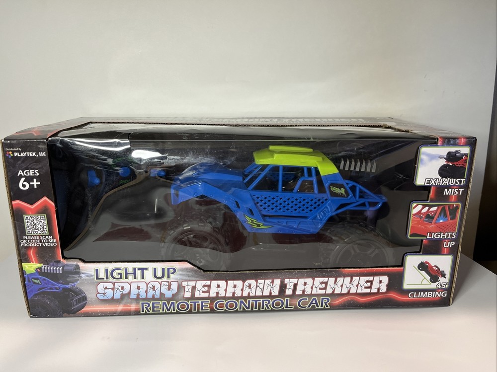 Remote Control car for Kids, All Terrain RC Car with Lights and Sprays for