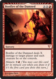 Bonfire of the Damned x1 - Avacyn Restored - Moderate Play, English - Avacyn Res
