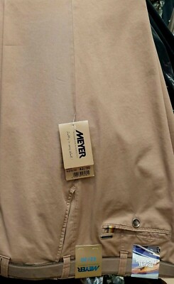 MEYER Taupe Baumwolle Oslo Chino/Hose 9-316/33 107cm44 46 CM 48 '' 50 '' 52 ''
