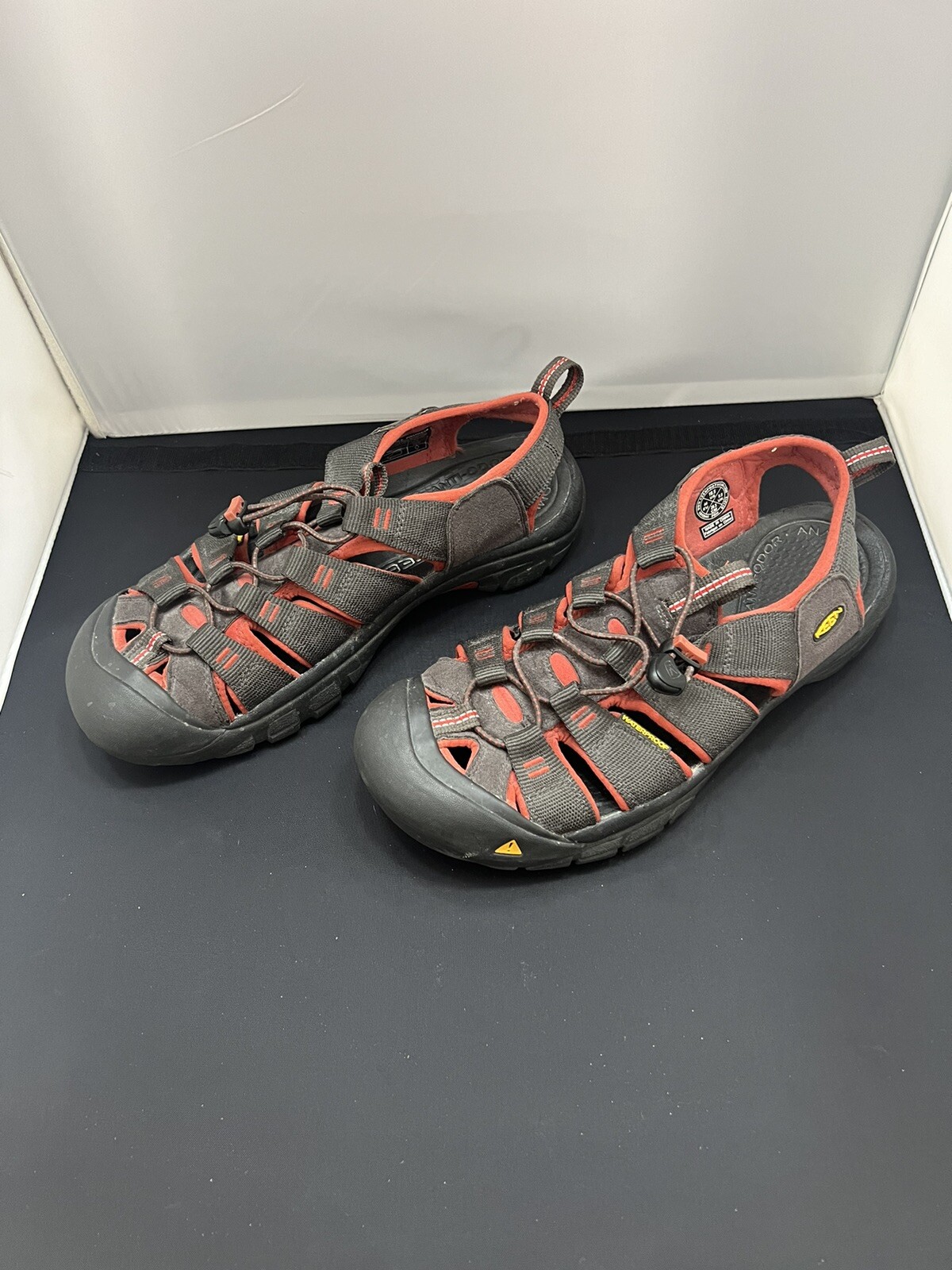 Sandali donna Keen sportivi da trekking 10 5 grigio arancione