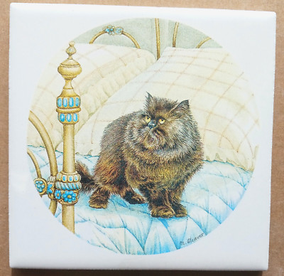 Ceramic Tile Persian Cat