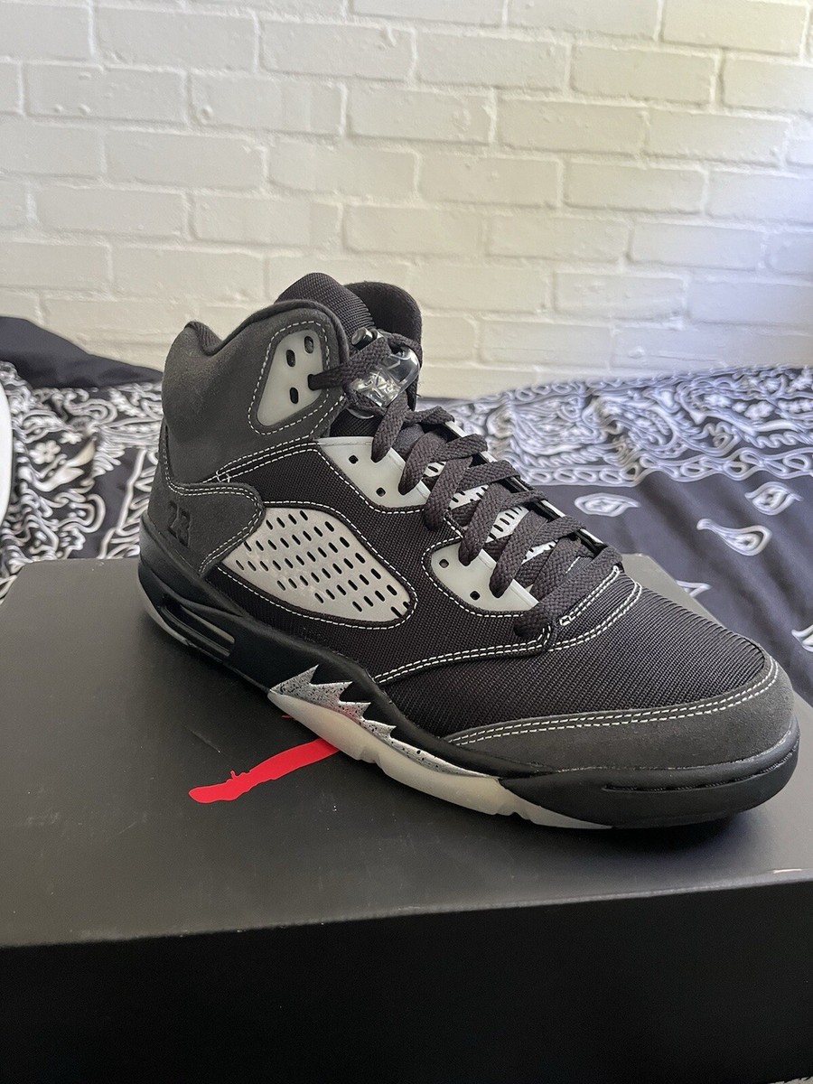 Anthracite Jordan Black Metallic Jordan Bel Air Raffle Retro 5s