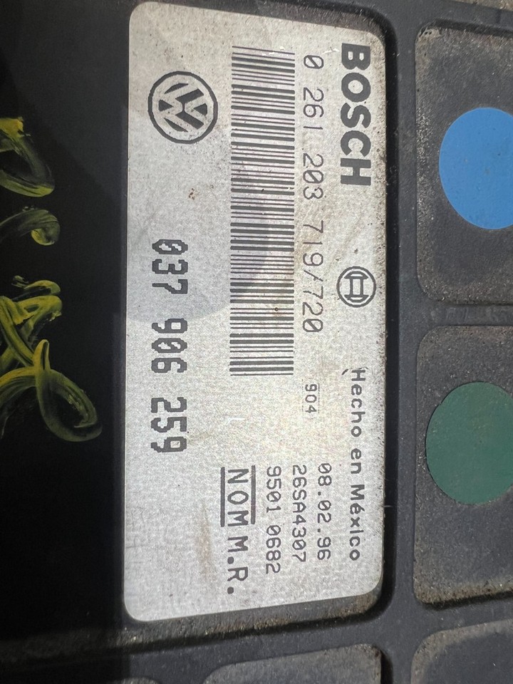 Volkswagen Cabrio, Golf, GTI, Jetta ECU 2.0 gas 96 to 99 037 906 259 | eBay