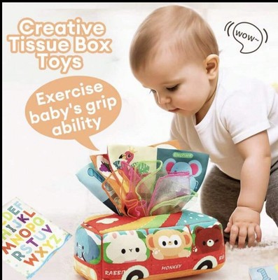 Zoo Bus Tissue Box Baby Toy