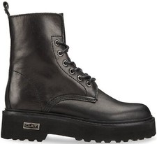 Stivaletti donna Cult Slash 1814 in pelle nera 6 occhielli
