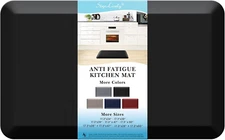 4/5 Inch Thick Kitchen Mat - Cushioned anti Fatigue Mats for Kitchen Floor - Eas