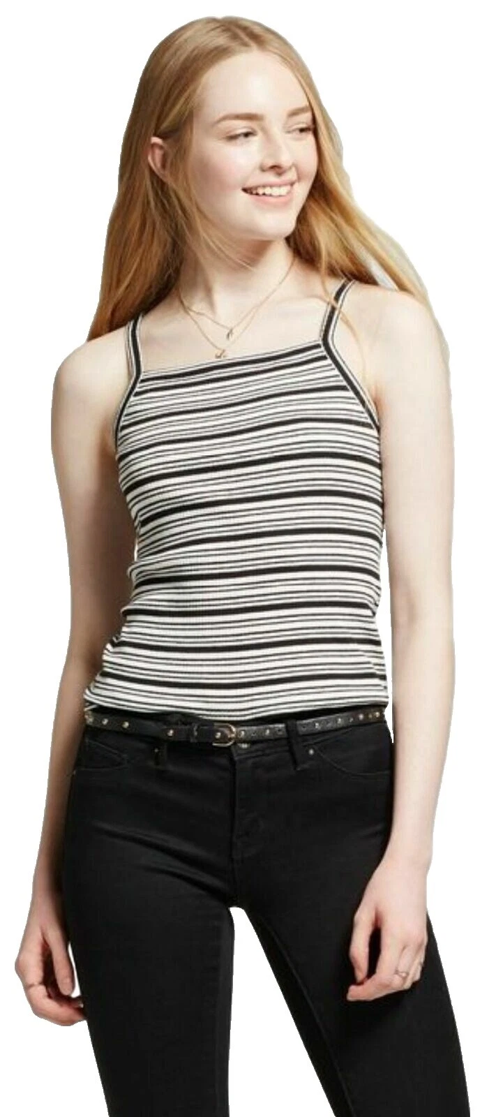 Camisetas a rayas de algodón Mossimo para mujeres