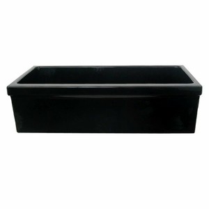 Whitehaus Farmhaus Fireclay Quatro Alcove Reversible Sink with Decorative 2